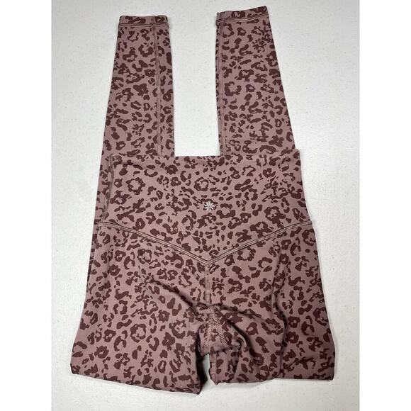 Athleta Elation Ultra High Rise Tight Purple Leopard Size XXS - Picture 7 of 7